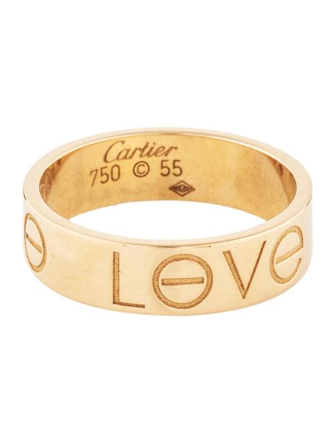 cartier love engraved ring|cartier love ring real.